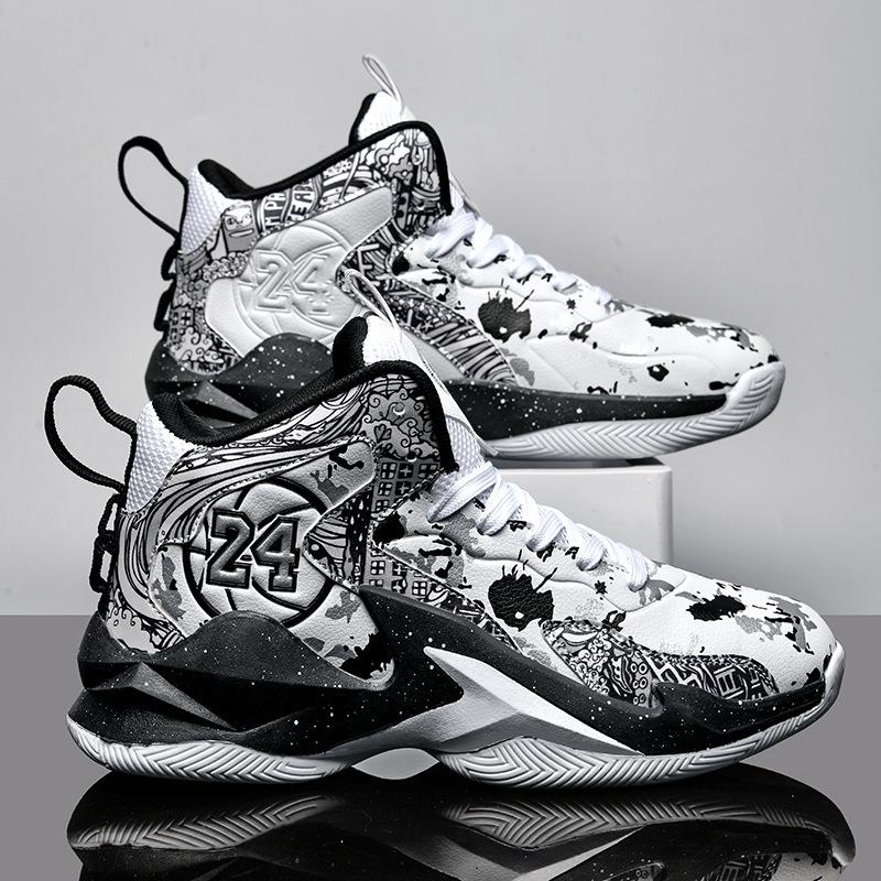 Grenzüberschreitende Nationale High-Top Basketballschuhe: Lässige Herren-Sneaker für Teenager und Mittelschüler