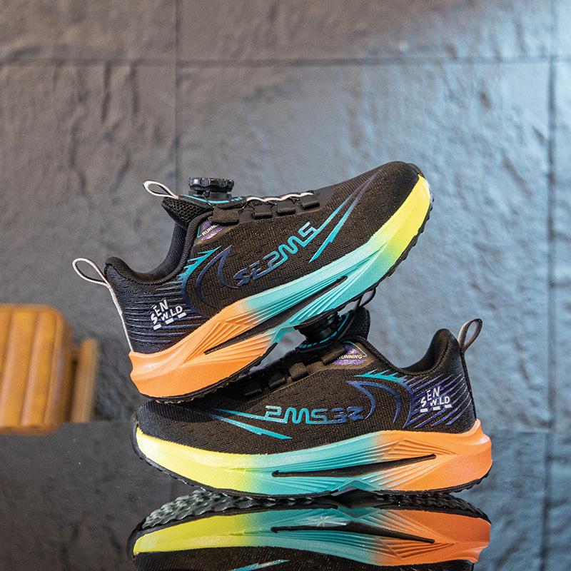 

Boys shoes 2025 spring and summer new children s shoes boys sports shoes mesh breathable running shoes ultra-light soft sole 37 чёрный