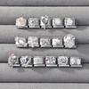 Zircon Pearl Heart Bow Candy Flower Butterfly Italian Charm Links Fit 9mm Stainless Steel Bracelet Personalized DIY Making Gifts