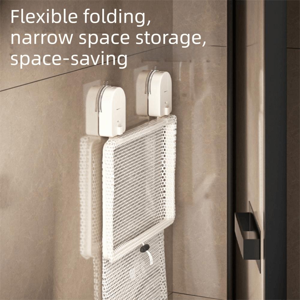 Breathable Design Hanging Laundry Basket Mesh Material Laundry Sorter  Bathroom Storage