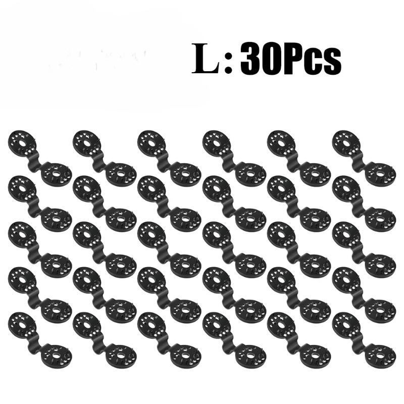 30-100pcs Shade Cloth Clips Heavy Duty Lock Grip Greenhouse Film Clip Hang Expand Instant Grommet Sunshade Net Fix Clips Tool