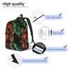 Style Demon Slayer Knapsack Shounen Manga Mochilas Adjustable Strap Campus Sturdy Carry Rucksack Suitable for All Ages