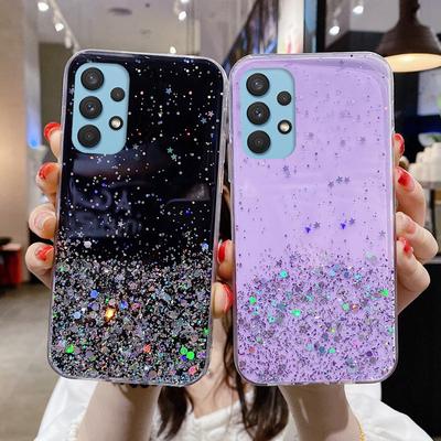 Luxuriöse, modische Glitzerhülle für Samsung Galaxy A05 A05S A15 A25 A35 A55 A14 A24 A34 A54 A13 A23 A53 A52, weiche Kristall-Bling-Abdeckung