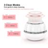 Skin Care Face Cleanser Silicone Facial Cleaner Brush Vibration Massage Rechargeable Black Head Removal