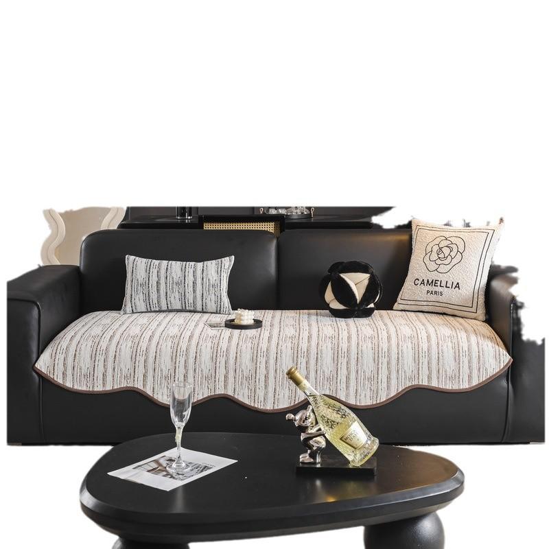 Light Luxury High-End Sofa Cushion  New Special-Shaped Chenille Seat Cushion, Universal Non-Slip Backrest Cover For All Seasons