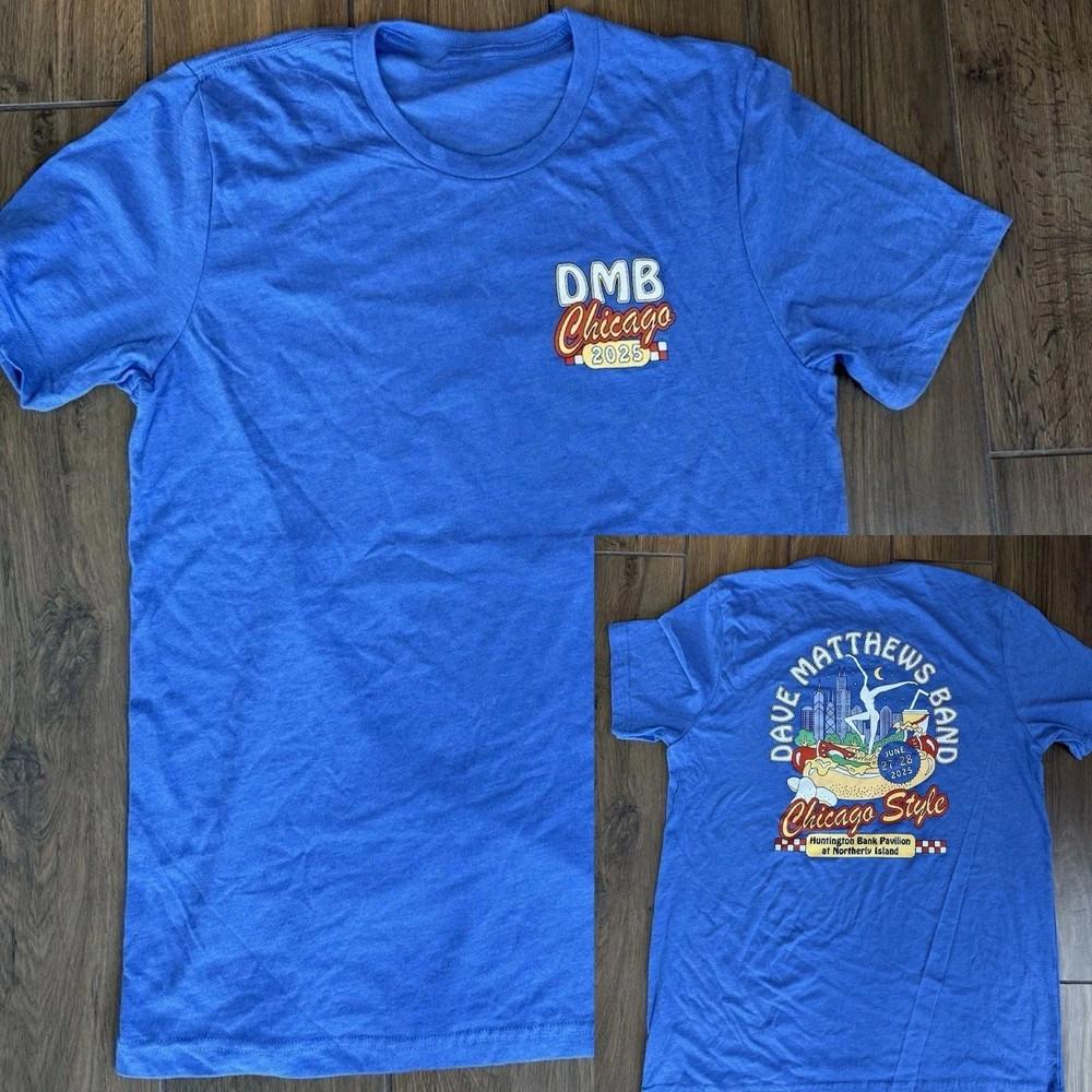 2025 - Dave Matthews Band Chicago 2025 Concert T-Shirt Unisex T-Shirt XXXXL