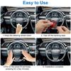 Carbon Fiber Steering Wheel Button Switch Panel Trim Cover Car Decoration Accessories For Honda Civic 10Th Fc/Fk 2016-2019