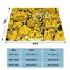 Cat And Mushroom Blankets Velvet Autumn/Winter Multifunction Warm Throw Blanket for Bed Office Plush Thin Quilt