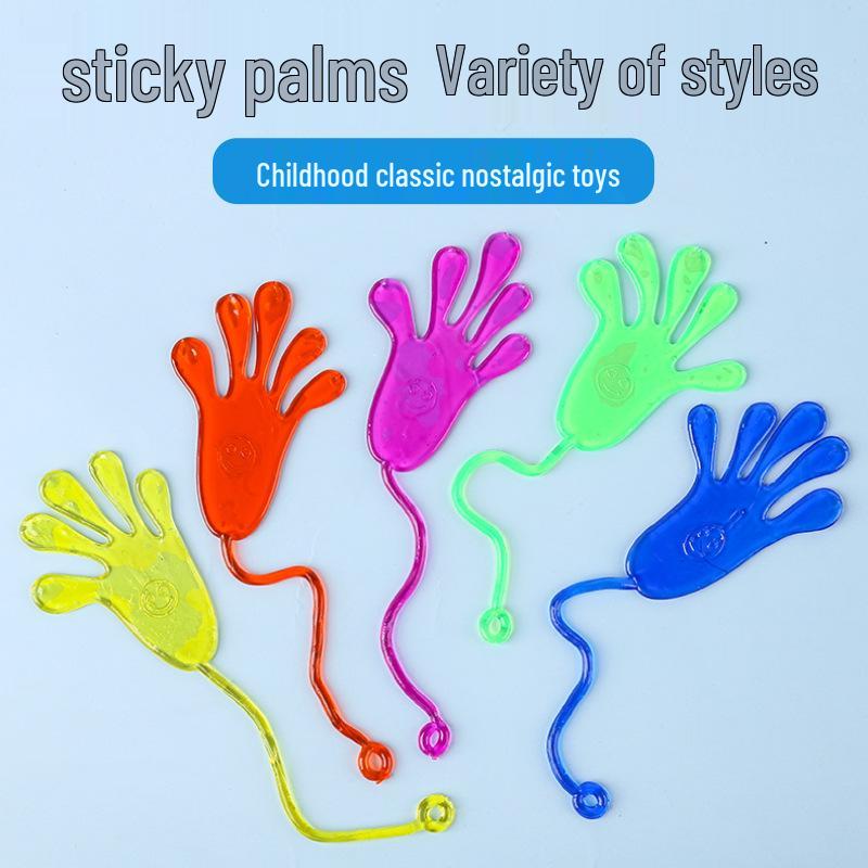 

Elastic Sticky Palm Prank Toy for Kids - Telescopic Decompression Hand