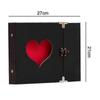 Photo Album To Design Yourself Scrapbook Album Black Pages Photo Book To Stick In Photo Albums Wedding, Christmas Valentine's Day Birthday Anniversary