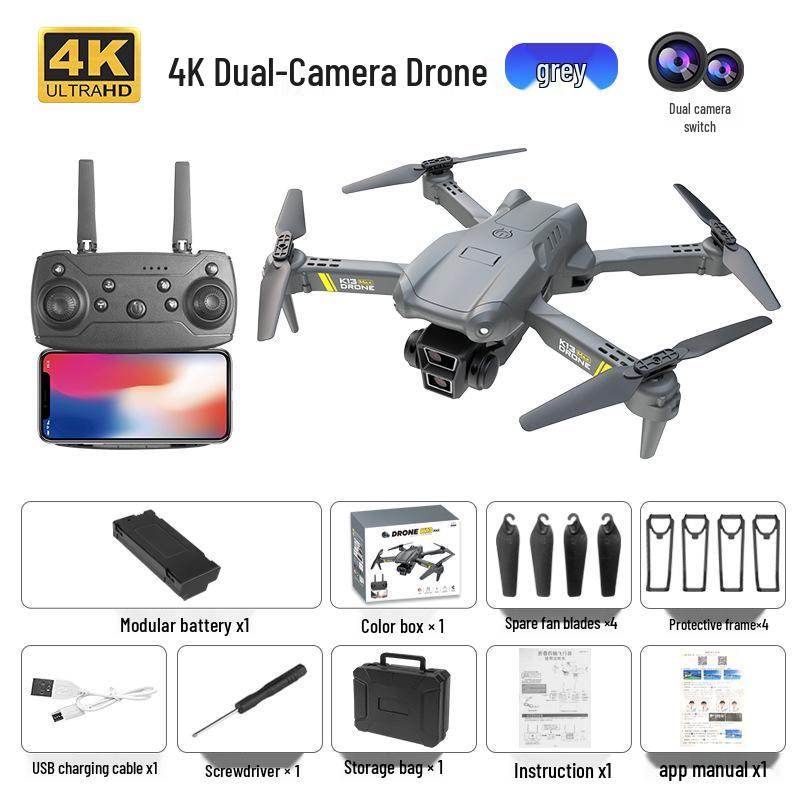 K13MAX Foldable Drone with HD Dual Camera and Altitude Hold, Remote Control Quadcopters for Aerial Photography