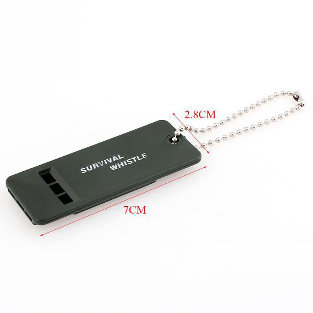 1-10PCS 3-Frequency Whistle High Decibel Survival Whistle Outdoor Hiking Camping Emergency Survival Whistle Whistle
