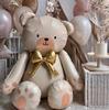 Bow Bear Aluminum Film Balloon Brown/Matte White Bear Balloon Birthday Wedding Shower Anniversary Decoration Birthday Gift