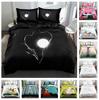3D Valentine's Day Bedding Set, Couple Down Duvet and Pillowcase, Couple Room Full Size Creative Minimalist Home Textile Valentine's Day Gift