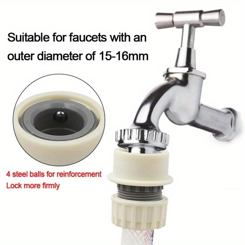 3PCS Wash Machine Water Pipe Faucet Connector Garden Hose Quick Adapter Fittings Gardening Car Washing Watering Tool