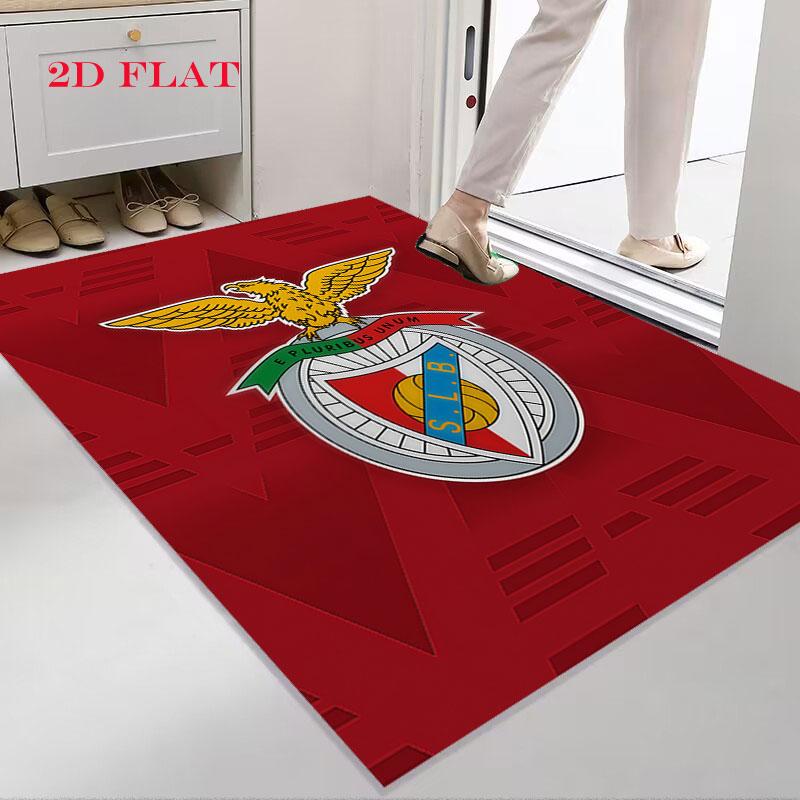 Kober s logem Benfica pro obývací pokoj, ložnici, domov, dekoraci pohovky, protiskluzová podložka pro hraní dětí