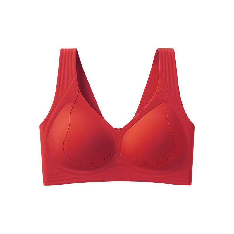 

Women s Lift & Shape Vest Bra: Seamless, Back-Smoothing, Sag-Preventing, for Large Chests L (100-120 jin)