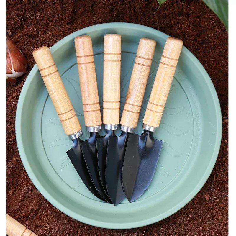 Garden Tools And Supplies Small Shovel Garden Shovel Mini Wooden Handle Small Shovel Weeding And Loosening Soil
