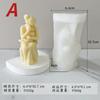 Eternal Love Body Candle Silicone Handmade Desktop Decoration Gypsum Epoxy Resin Aromatherapy Candle Silicone Mould
