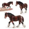 PVC Figurines Horse Animal Model Wild Steed Wild Life Horse Model  Early Educational