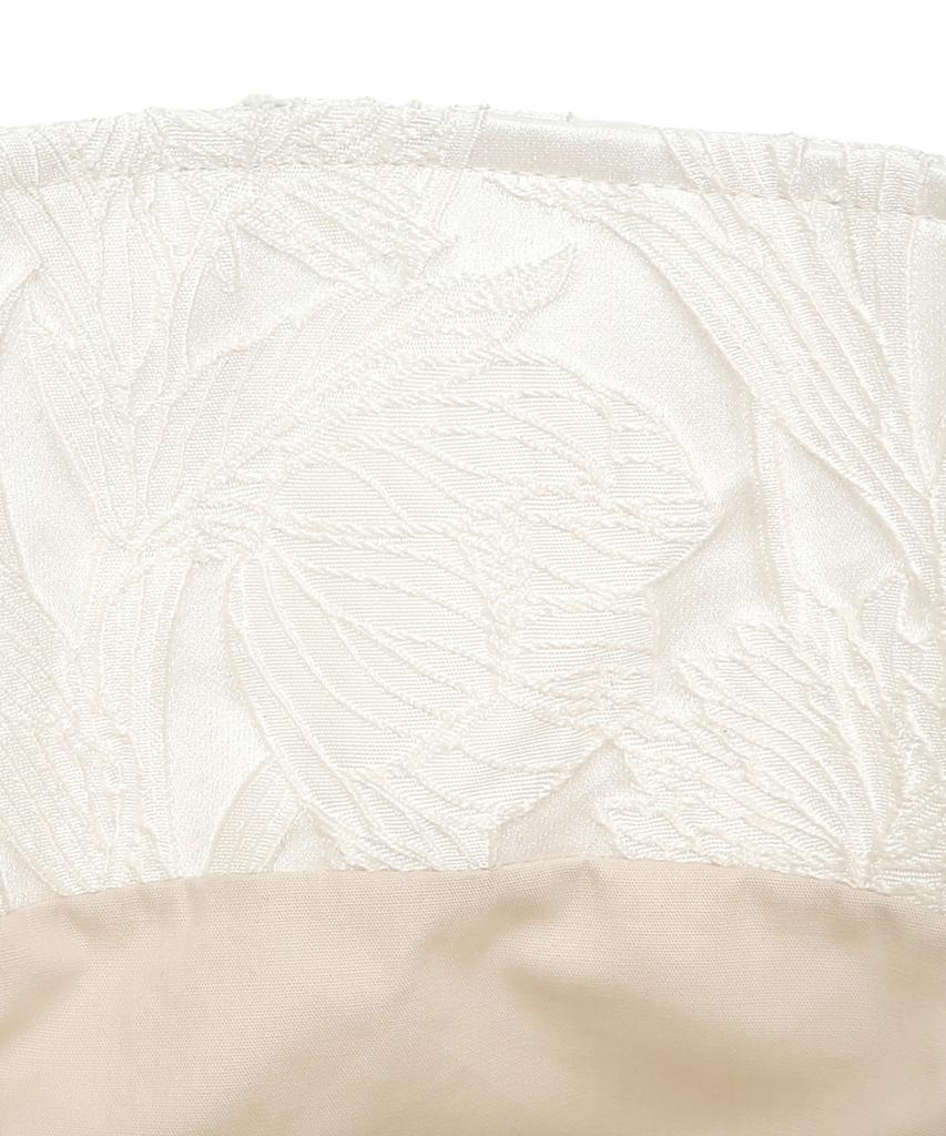Eondeokeonteulolseutyudio Satin Flower Patch Detail Sun-Blocking Women'S Casual Bucket Hat Stand Bucket / Flower Patch / Satin Cream