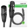 Ugreen Av130 Kabel Xlr Żeński Do Xlr Męski - 1M (Czarny)