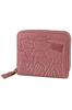 Round Genuine Lavender [Dakota] Bi-fold Wallet, Zipper, Leather, DA-30190-64