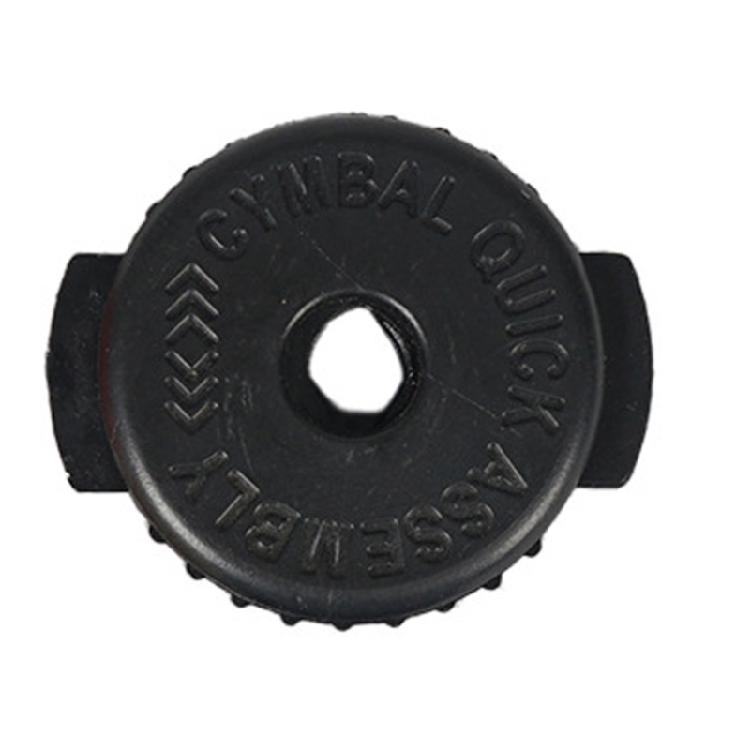 Pack of 6 Quick Releasing Cymbal Nuts Silicone Drum Parts Threaded Replacement Part Silicone Texture for Performances