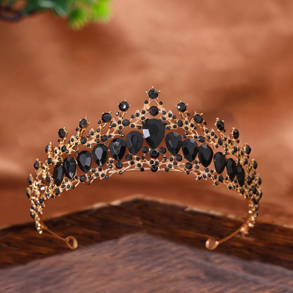 Bride's Water Diamond Crown Headwear European and American Wedding Crowns Wedding Dress Accessories Banquet Styling Updo and Headband Accessories