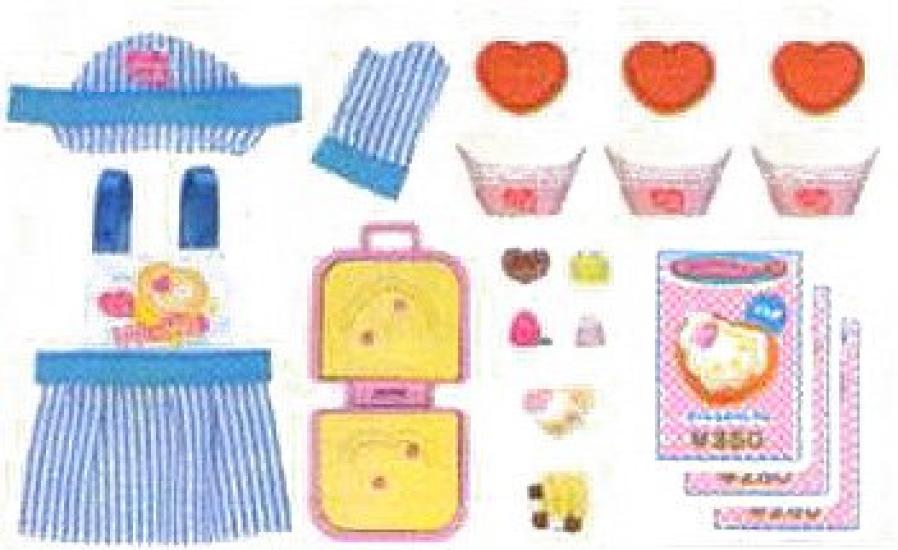 

Licca-chan Heart Hills Heart Waffle Set