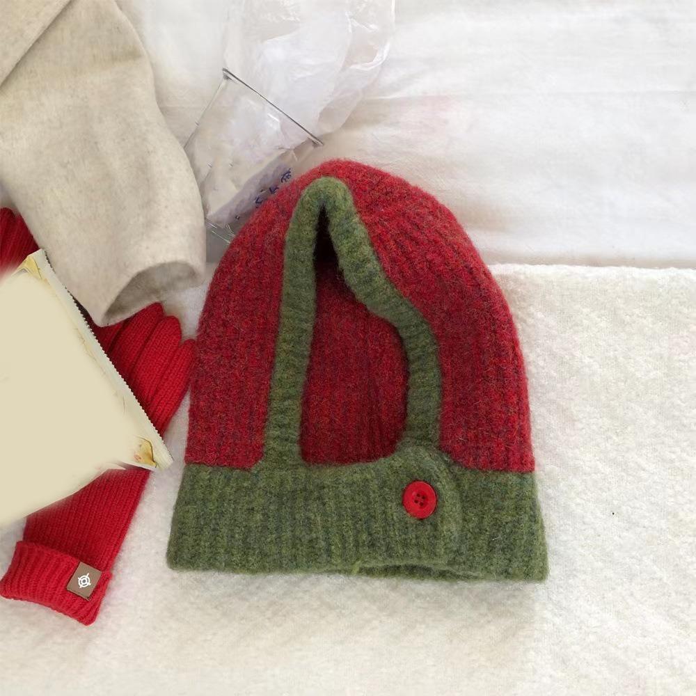 Beanie Ear Protection Hat Pullover Hat Knitted Hat Cute Balaclava Hat  Winter/Autumn