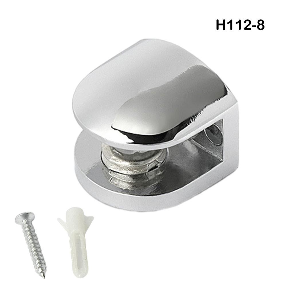Glass Shelf Diecast Modern Simple Style Adjustable Nonslip Moistureproof Bathroom Cabinet Clamp Bracket Holder Hardware