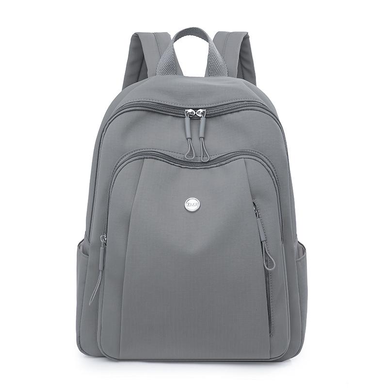 Trendy Women's Large-Capacity Nylon Backpack for High School and Travel