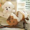 Tea Cup Dog Milk Tea Cup Cute Dog Doll Cross Shoulder Bag Doll Creative Simulation Bomei Plush Toy Girl Gift