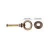 4pcsCelsiuspack   Simple Vintage Pull  s Cosmetic Case Jewelry Box Attachment Handle Brass