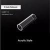 Clear Acrylic Aquatic Hiding Tube 1/15Pcs Safe Non-Toxic Shelter for Betta Shrimp Home Aquarium Fish Tank