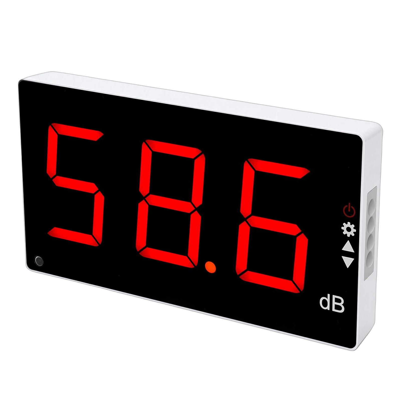 

Wall Sound Level Meter 3 Inch LCD Screen 30 130dB Digital Decibel Meter with Sound Reminder
