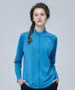Leijibi Essential Loose Fit Multisports Women'S Zip-Up Rash Guard Storm Blue