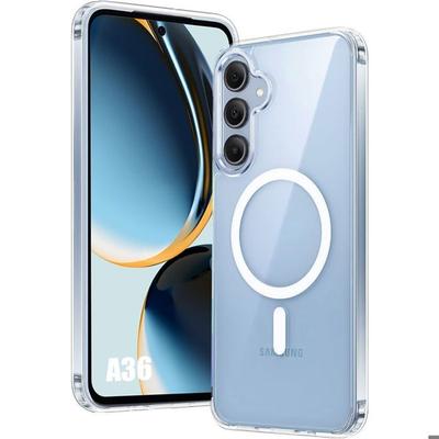 Protective Case - BOOLING - for Samsung Galaxy A36 5G - Transparent - Shockproof - Compatible with Wireless Chargers