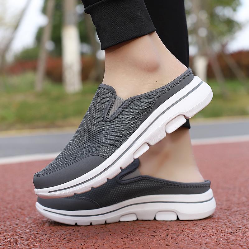 Men and Women's Slippers Mesh Air -breathable EVA Ultra -light Convenience Home Slippers Women's Large -scale Slippers