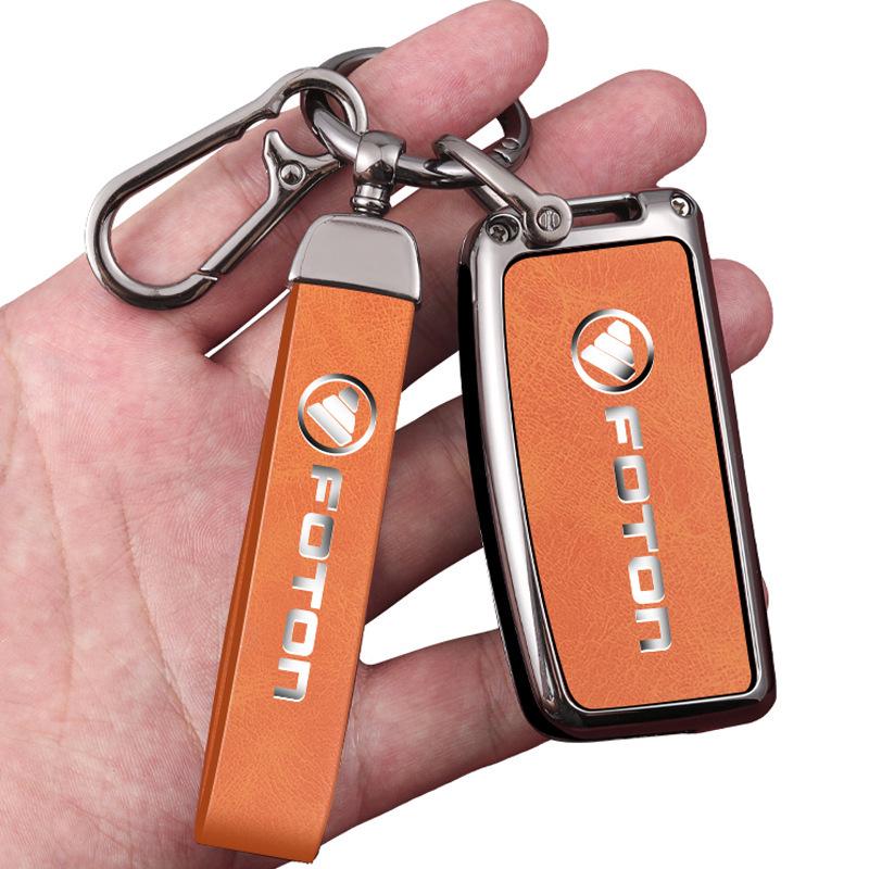 Genuine Leather Metal Shell Case for Applicable Tianxiangling M2 Key and M1 Era M3 Xiangling Navigator Large Truck