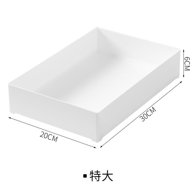 Desktop Drawer Separate Storage Box Cosmetics Compartment Storage Box Kitchen Tableware Plastic Finishing Box Storage Box