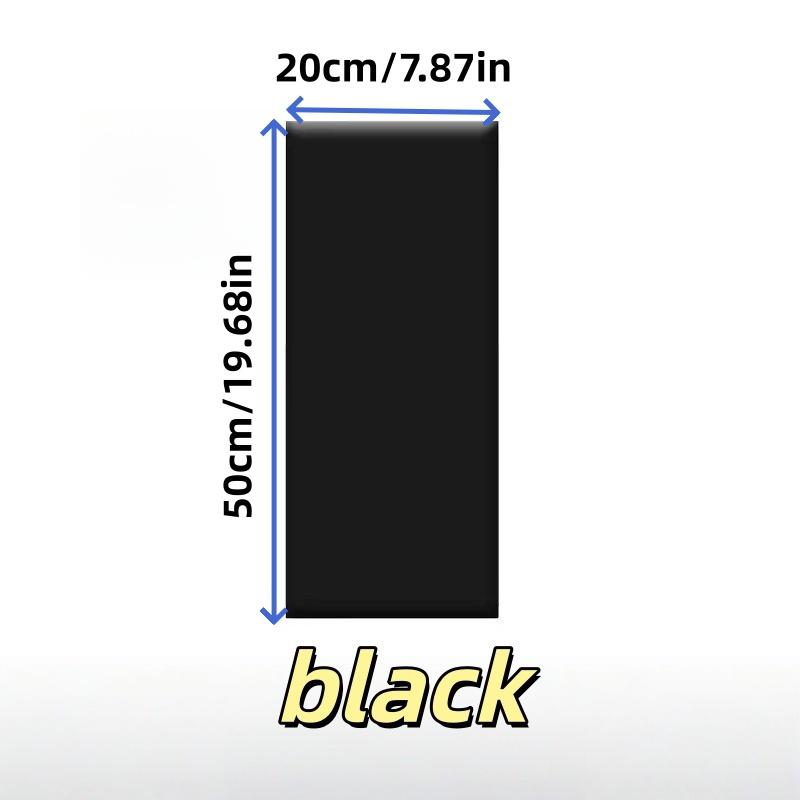 1pc 50x20cm Wall Protector Anti-scratch Self-adhesive Wall Sticker Bedroom Headboard Bedside Cloth Cushion Tatami Decor