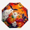 1pc Halloween Ghosts Automatic Umbrella - Automatic Opening And Closing, Sturdy Iron Frame, Portable Folding Design Yy251018177