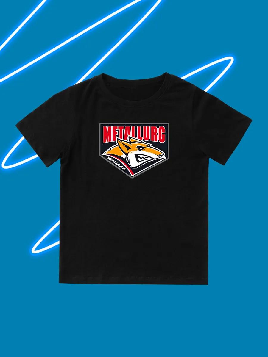 Round Neck Printed Pattern Pullover Short Sleeve Kids Tops HC Metallurg 170