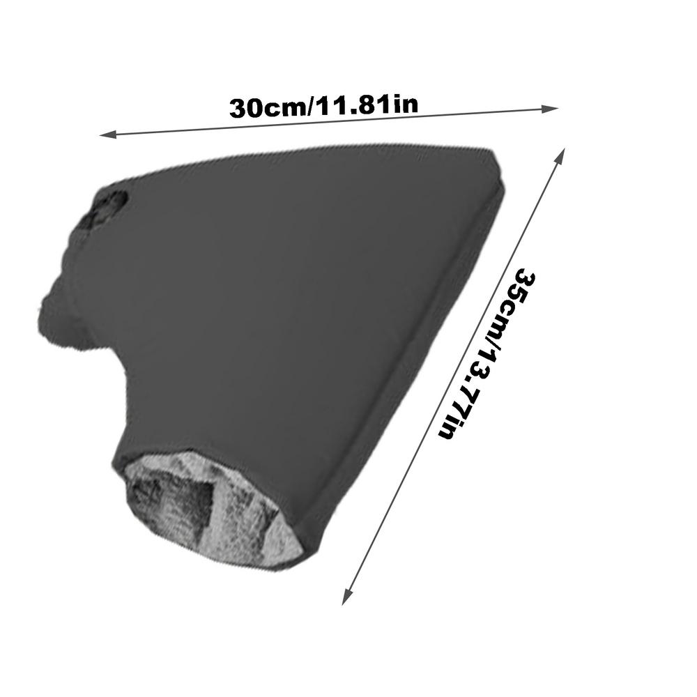 

Перчатки на руль, зимние, водонепроницаемые, теплые, для езды на снегоходе, перчатки, теплые перчатки для езды на велосипеде в холодную погоду чёрный