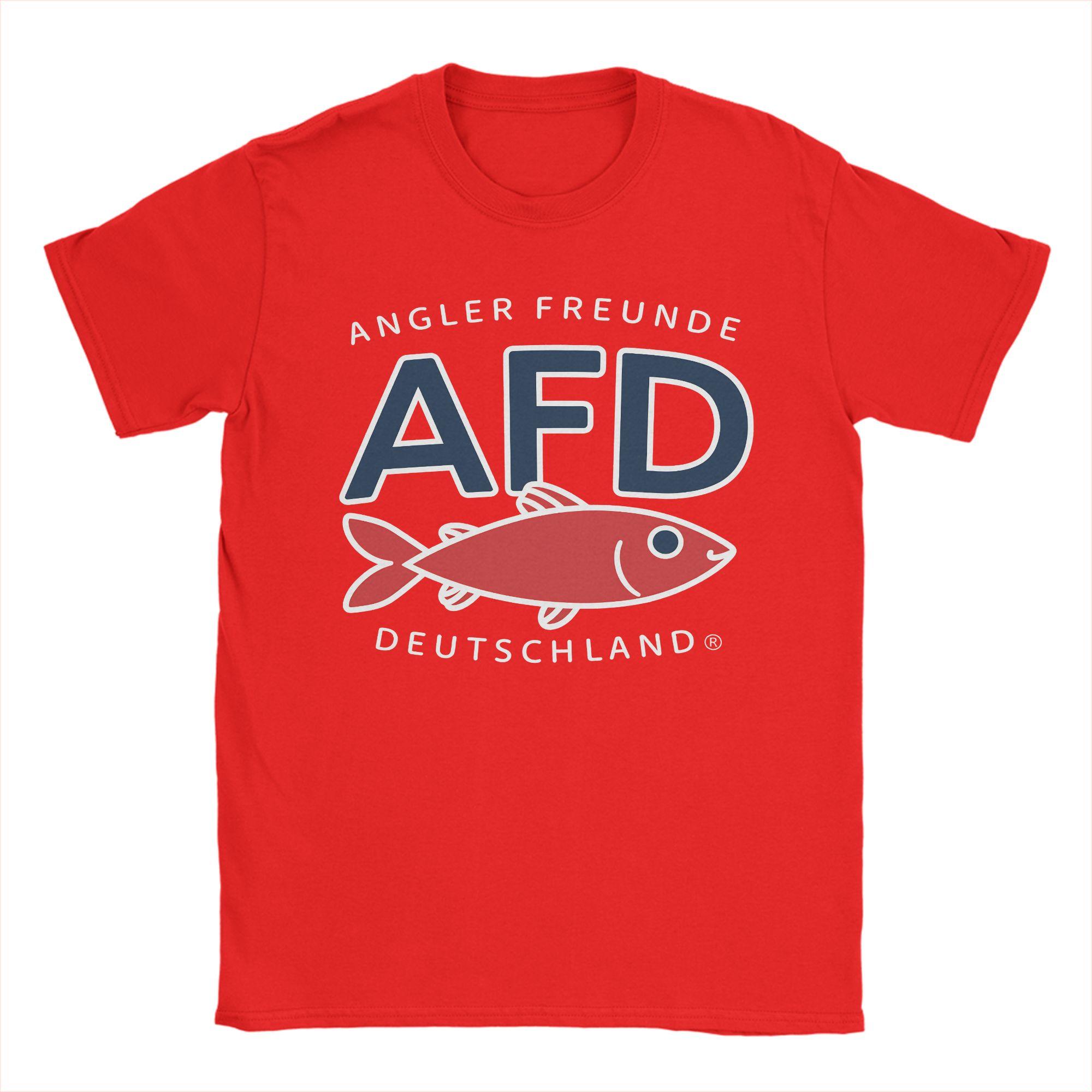 

AFD Angler Friends Alice Weidel T Shirt Summer Men 100 Cotton O Neck Oversize Clothes ShortSleeve Funny Tshirt S