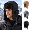 Unisex Lined Winter Trapper Hat with Ear for Outdoor Cycling and Skiing
