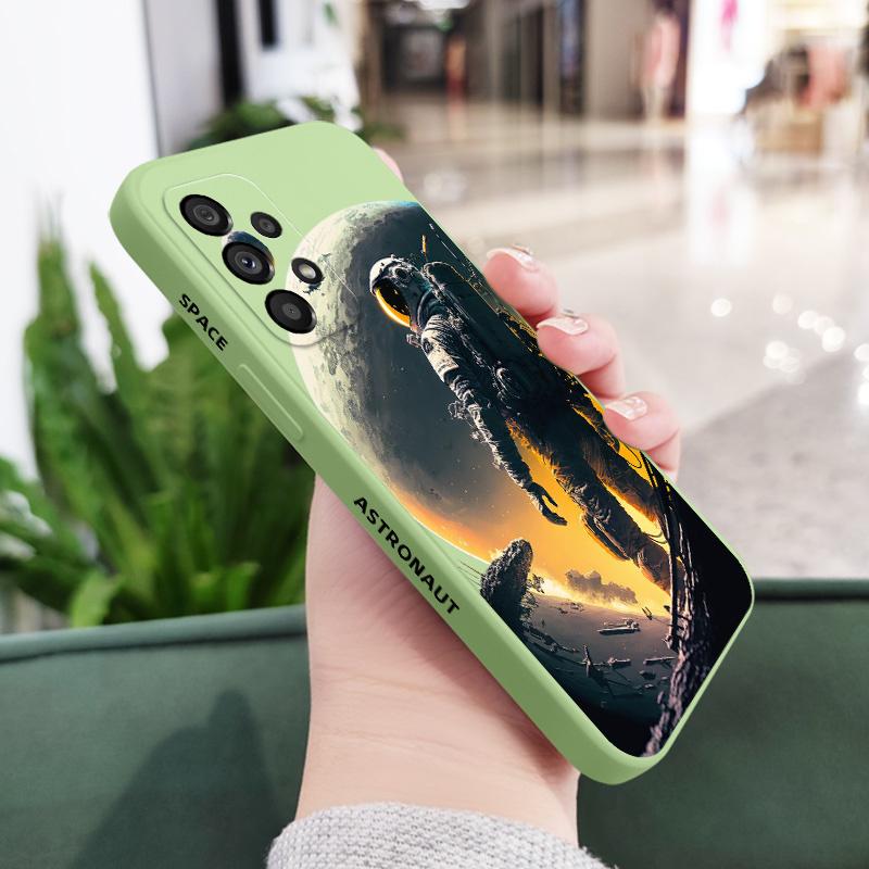 

Ruins Astronaut Case For Samsung Galaxy A73 A53 A33 A23 A16 A13 A06 A72 A52 A52S A32 A22 A12 A71 A51 A31 4G 5G Cover Samsung A06 світло-зелений колір