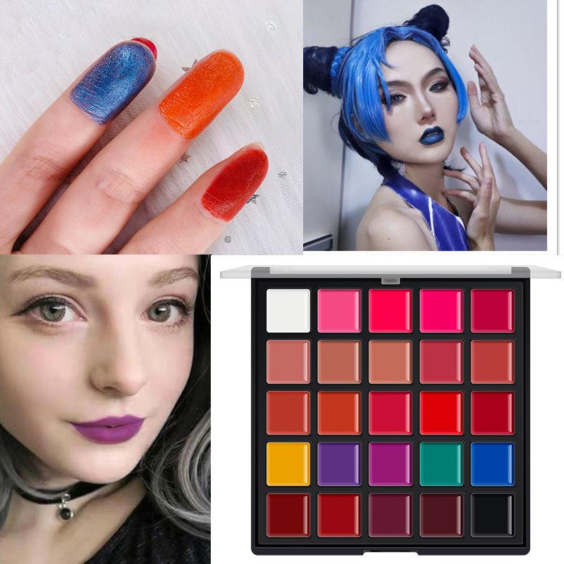25-Color Matte Lipstick Palette: Waterproof & Moisturizing Lip Gloss Set